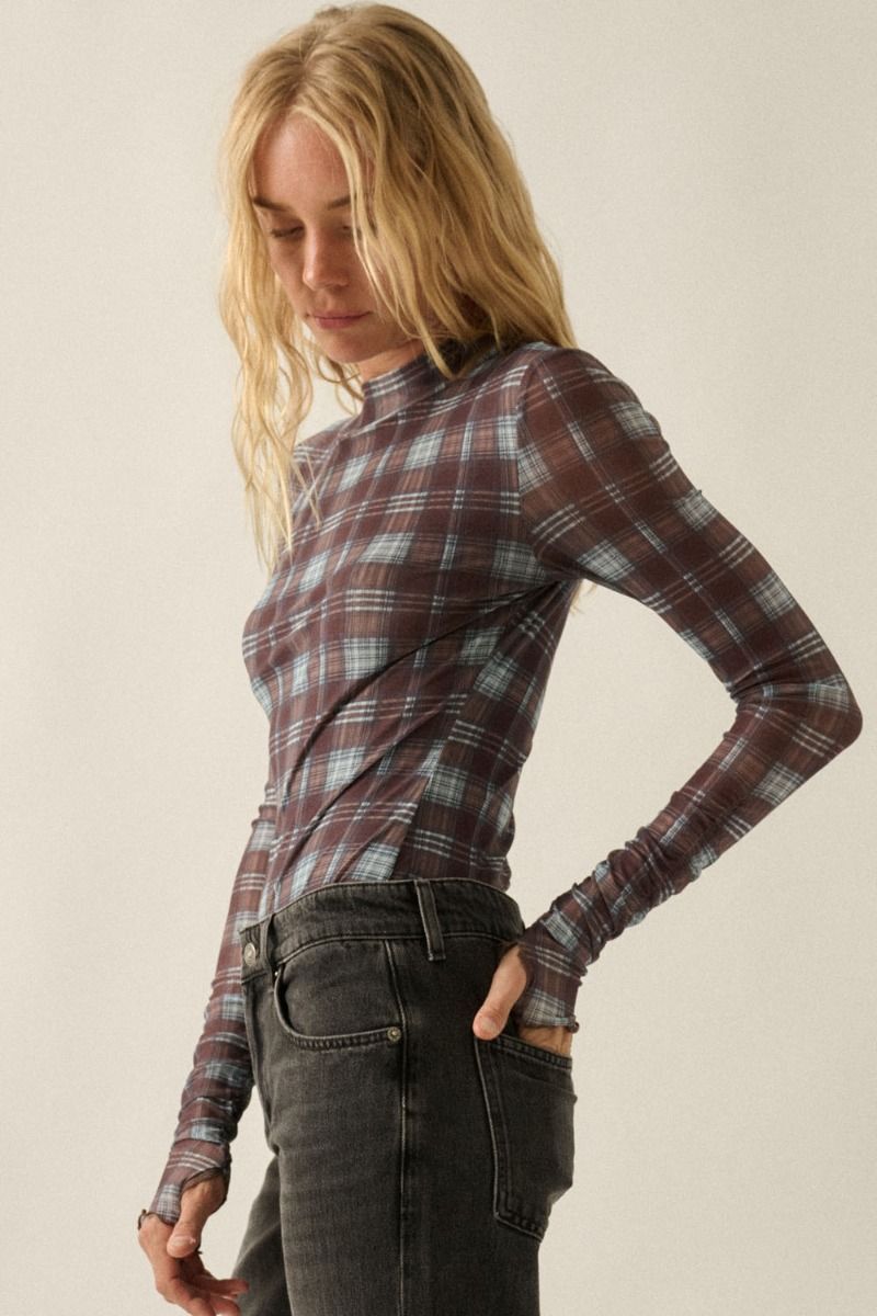 Pippa Plaid Bodysuit