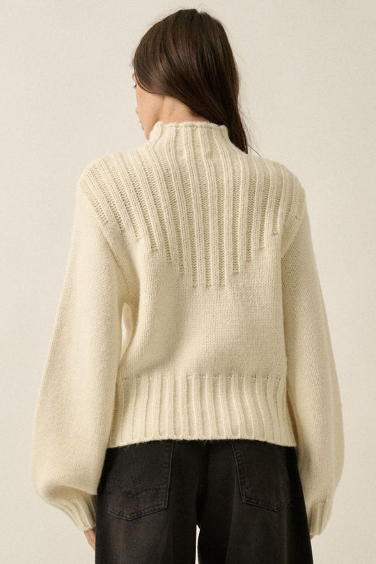 Ethel Mock Neck Sweater