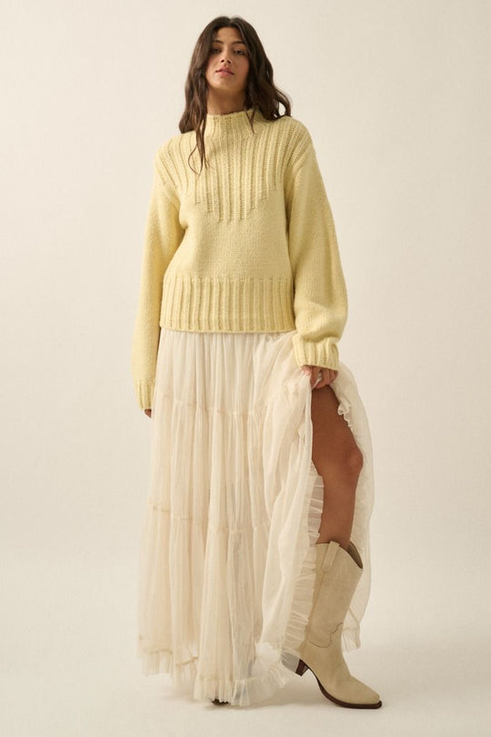 Ethel Mock Neck Sweater