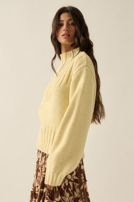 Ethel Mock Neck Sweater