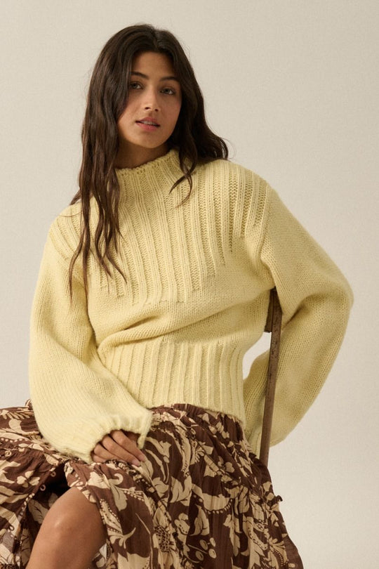 Ethel Mock Neck Sweater