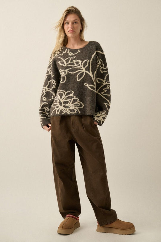 Ginny Floral Sweater