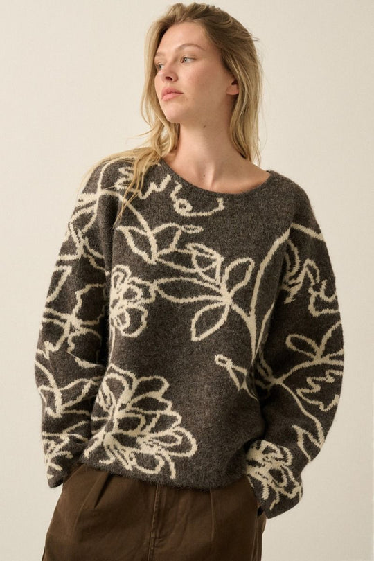 Ginny Floral Sweater