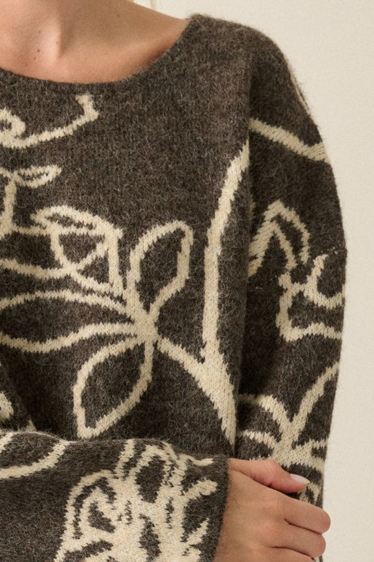 Ginny Floral Sweater