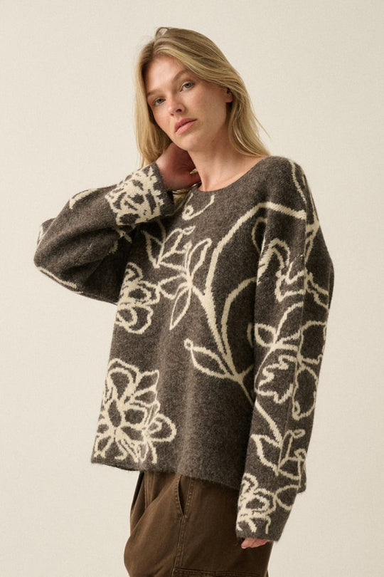 Ginny Floral Sweater