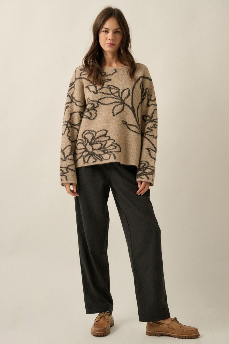 Ginny Floral Sweater