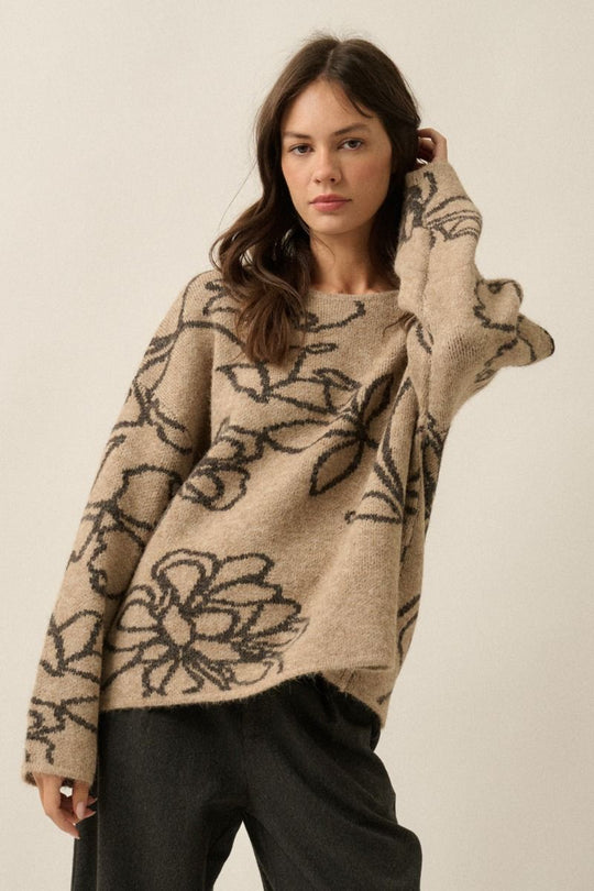 Ginny Floral Sweater