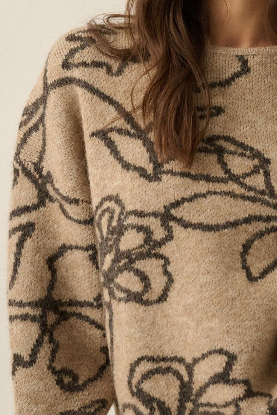 Ginny Floral Sweater