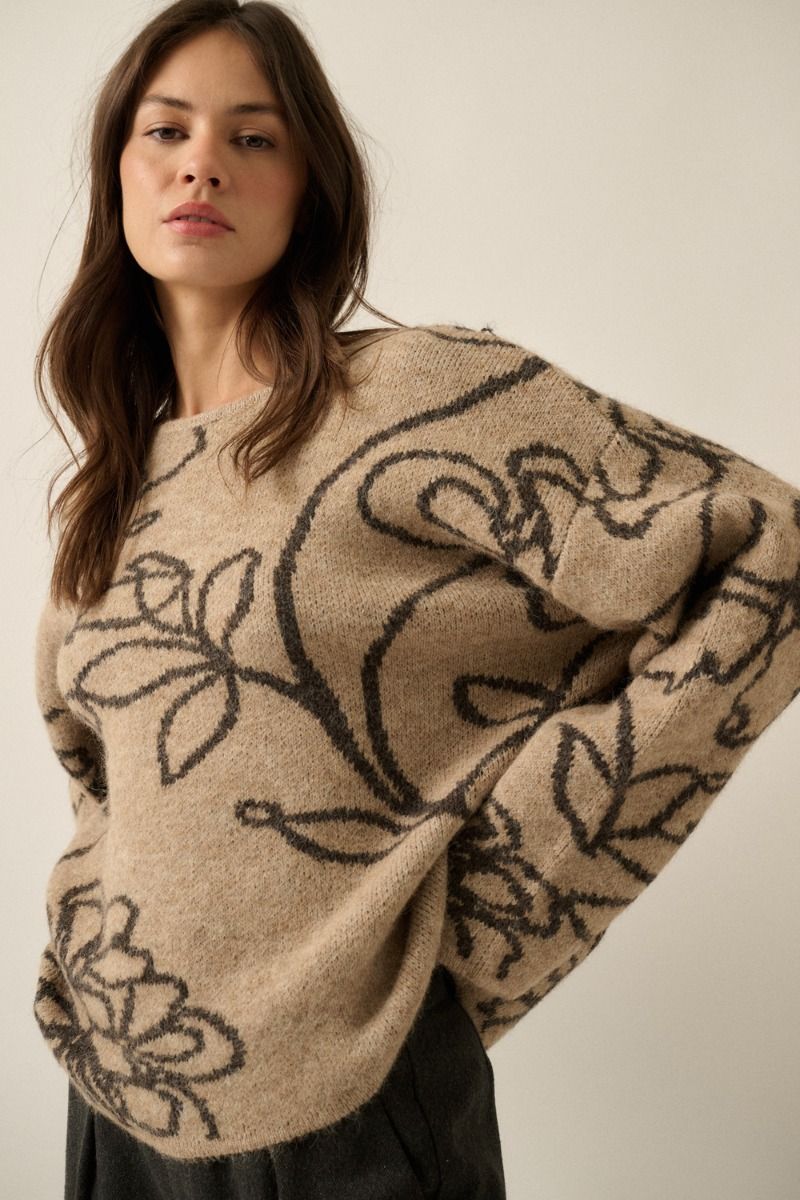 Ginny Floral Sweater