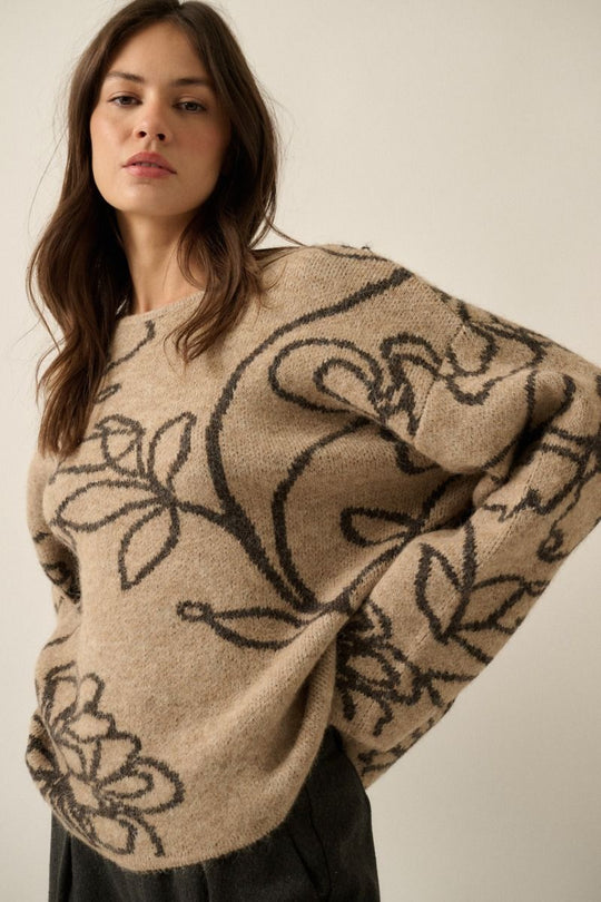 Ginny Floral Sweater