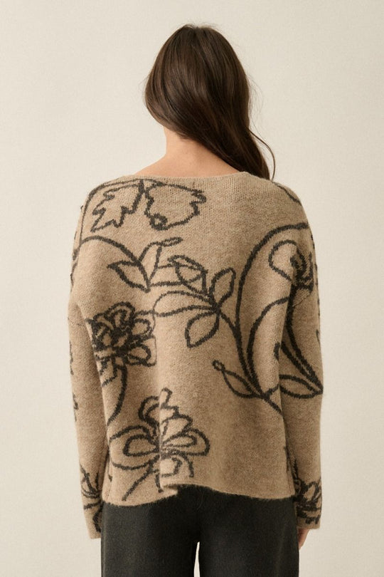 Ginny Floral Sweater