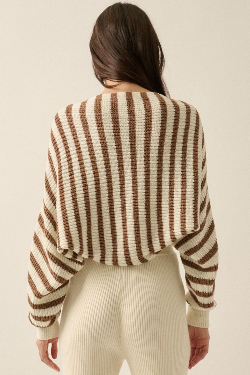 Logan Striped Shrug