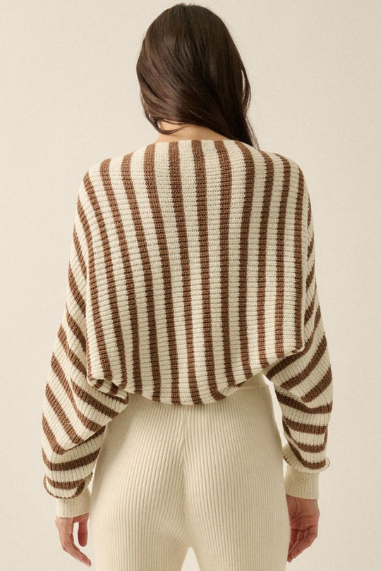 Logan Striped Shrug