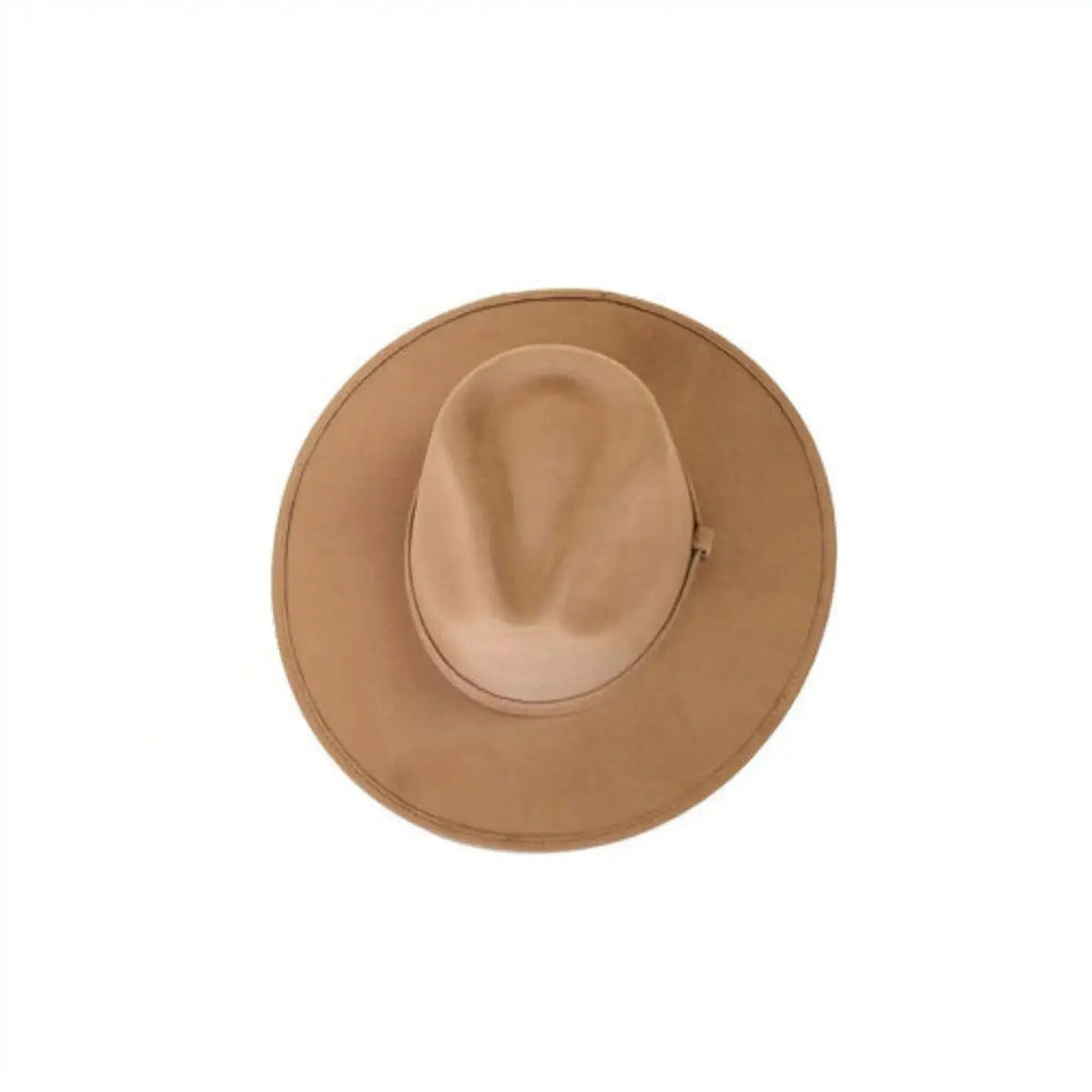 Vegan Suede Rancher Hat - Beloved Boutique