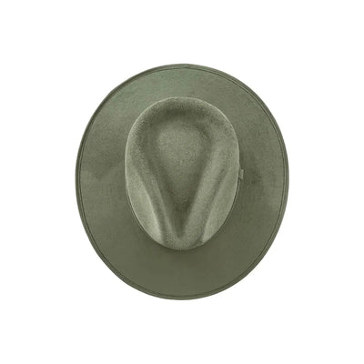Vegan Suede Rancher Hat - Beloved Boutique