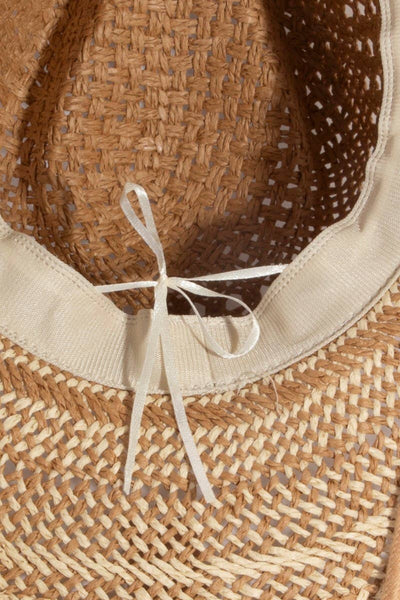 Western Straw Braid Sun Cowboy Hat - Beloved Boutique