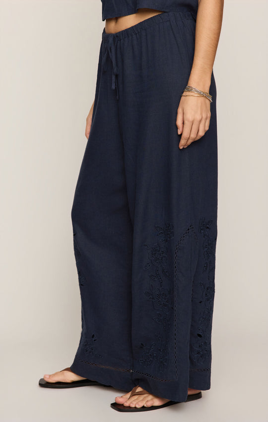 Sid Embroidered Woven Pant