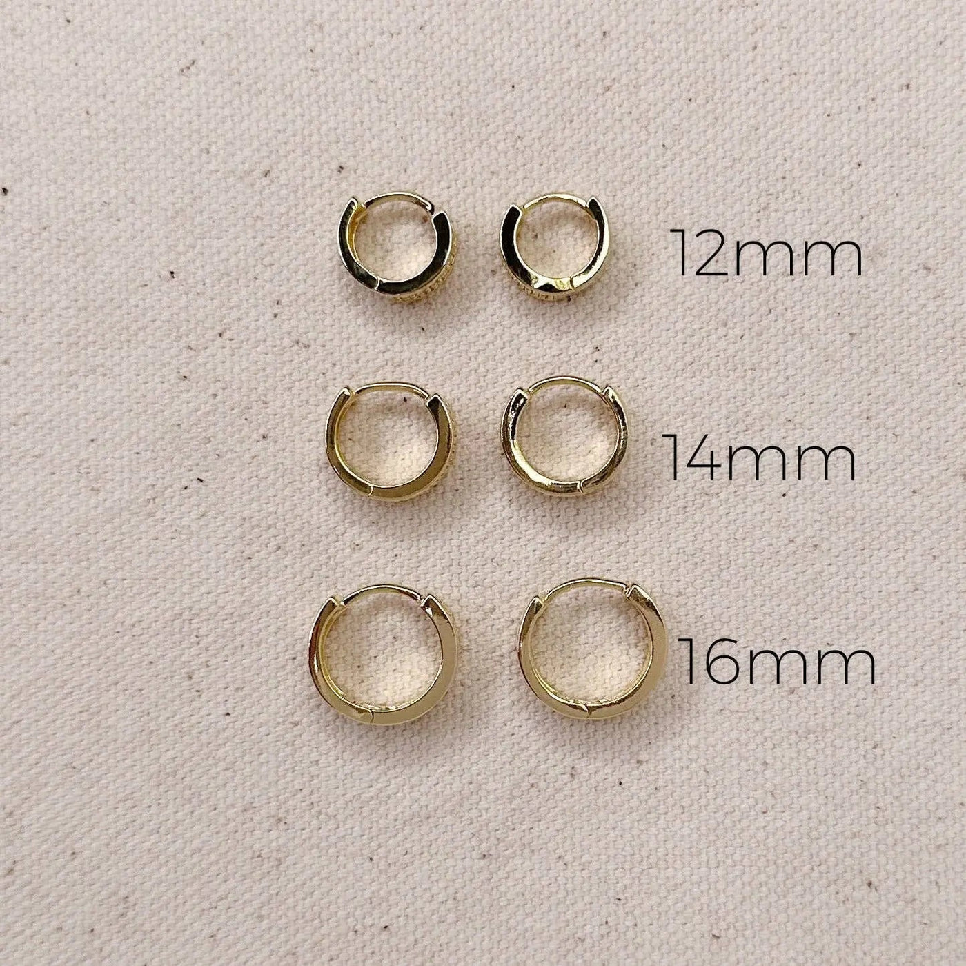 Wide CZ Clicker Hoop Earrings - Beloved Boutique