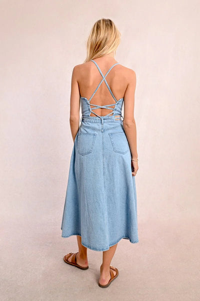 Yellowstone Denim Dress - Beloved Boutique