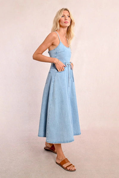 Yellowstone Denim Dress - Beloved Boutique